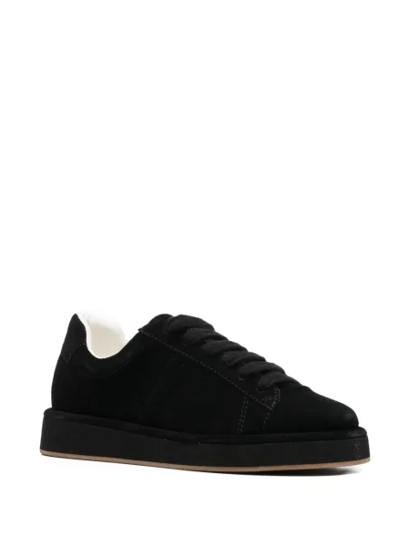Sneakerși Palomitas By Paloma Barcelò cu șireturi din dantelă negru