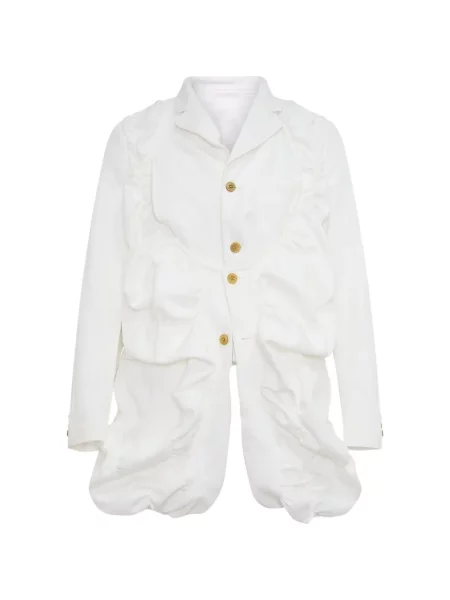 Sacou Comme Des Garcons Homme Plus cu volane alb