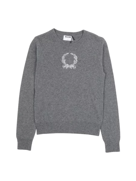 Sweter Moschino szary