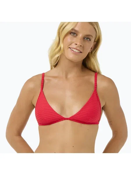 Rip Curl Premium Surf Fixed Tri Хибискус горнище на бански костюм червен