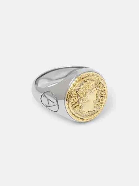 Prstan Aries Aries Signet Ring srebrni