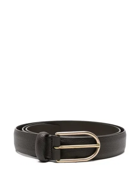 Кожаный колан Dell'oglio кафяво