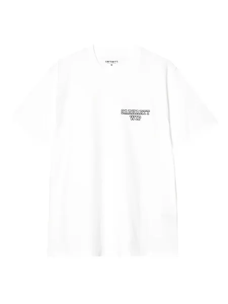 Tricou Carhartt Wip cu autograf alb