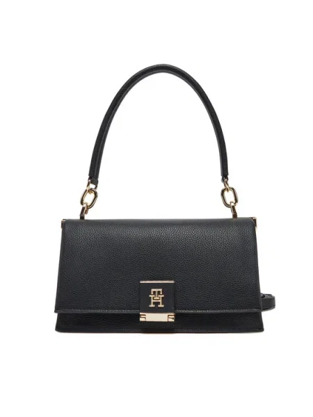 Tommy Hilfiger Geantă Th Her Med Crossover negru