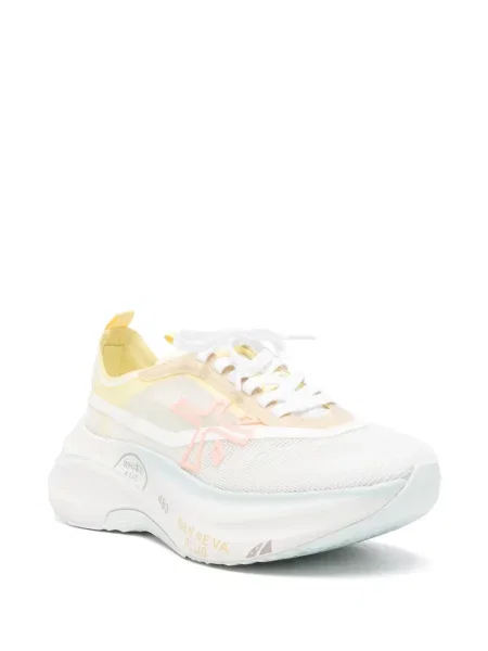 Sneaker Premiata autogrammal fehér