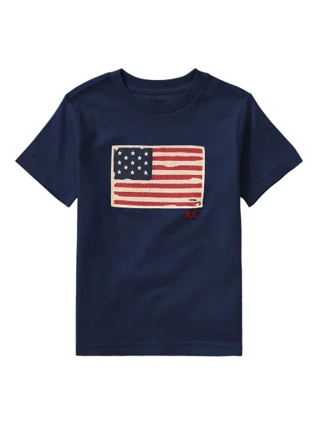 Koszulka polo dziecięca Polo Ralph Lauren niebieska