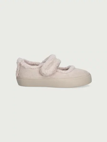 Inuikii teniși pentru copii din piele întoarsă SHEARLING M.J. bej