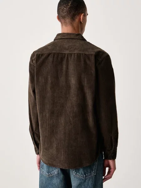 Levi's koszula sztruksowa CLASSIC WORKER brązowa
