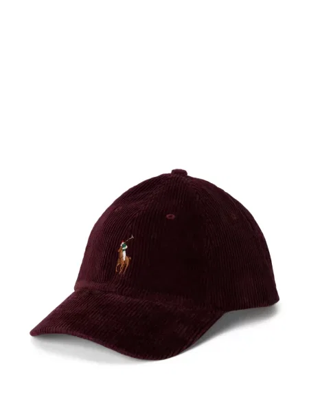 Μικρός κασκέτο Polo Ralph Lauren με χαμηλή μέση υφαίνω διαγωνίως πράσινο