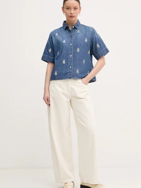 Tommy Hilfiger cămașă de blugi albastru
