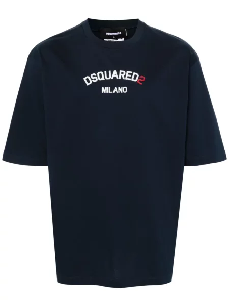 Tricou Dsquared2 cu imagine albastru