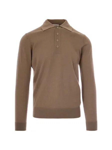 Lung tricou polo Paolo Pecora maro