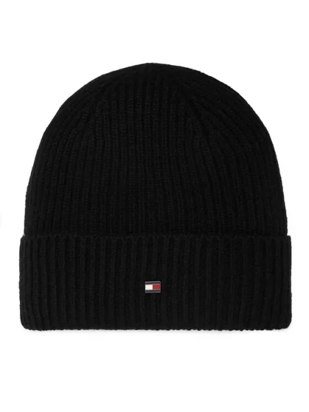 TOMMY HILFIGER Čepice černá