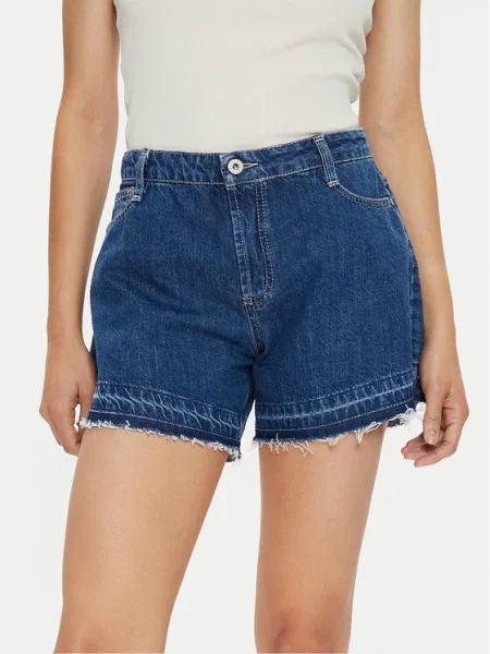 Please Pantaloni scurți de blugi Bleumarin