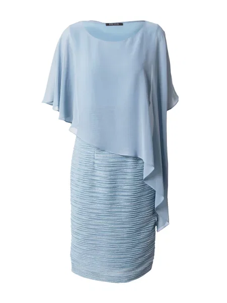 SWING Koktejl obleka svetlo / srebrna modra