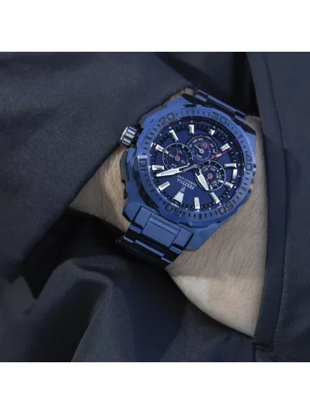 Zegarek Festina kolarski niebieski