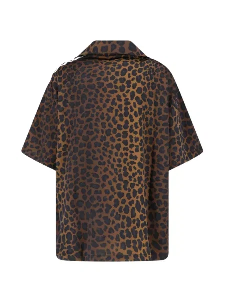 Cămașă Adidas cu imagine cu model leopard maro