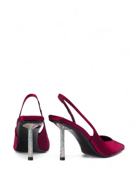 Pantofi cu toc Le Silla slingback roșu