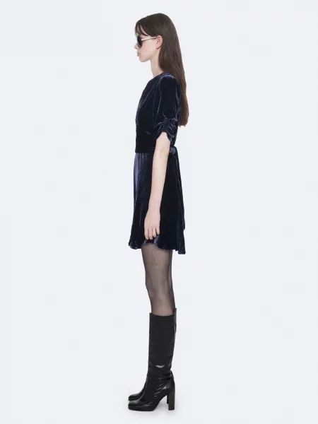 Платье мини All Saints синее