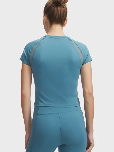 Футболка Under Armour с сеткой голубая