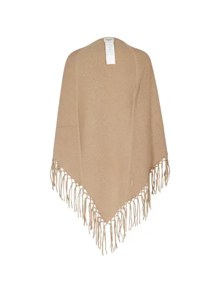 Poncho Weekend Max Mara cu franjuri tricotate