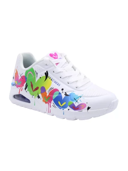 Sneakersy Skechers białe