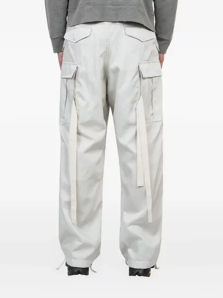 Pantaloni cargo Sacai alb