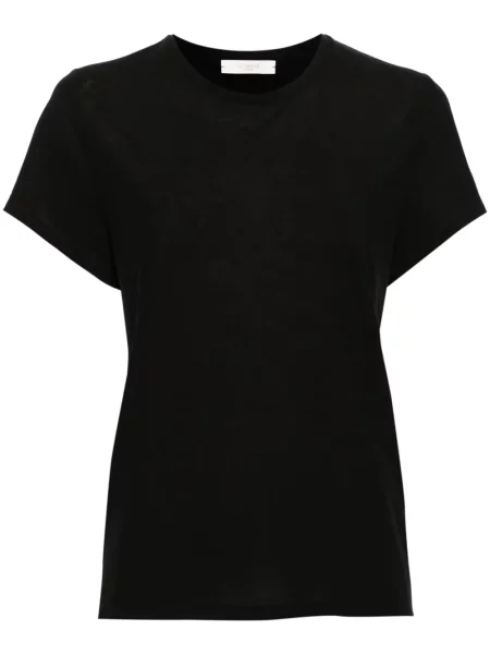 Tricou Zanone cu decolteu rotund negru