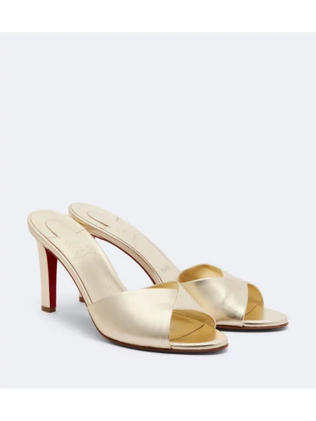 Papuci tip mules Christian Louboutin din piele