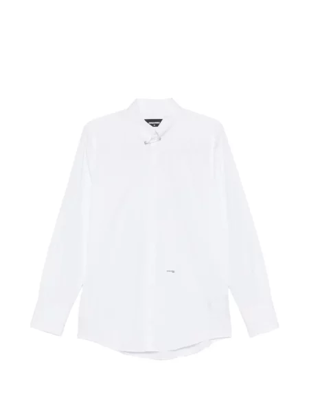 Gulerat cămașă Dsquared2 alb