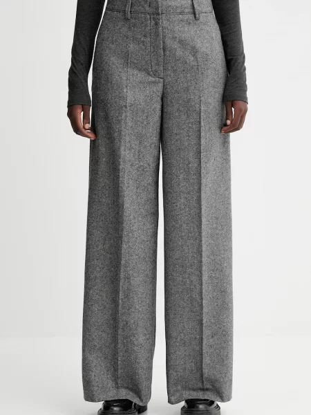 Marc O'Polo Pantaloni din Wide Fit gri