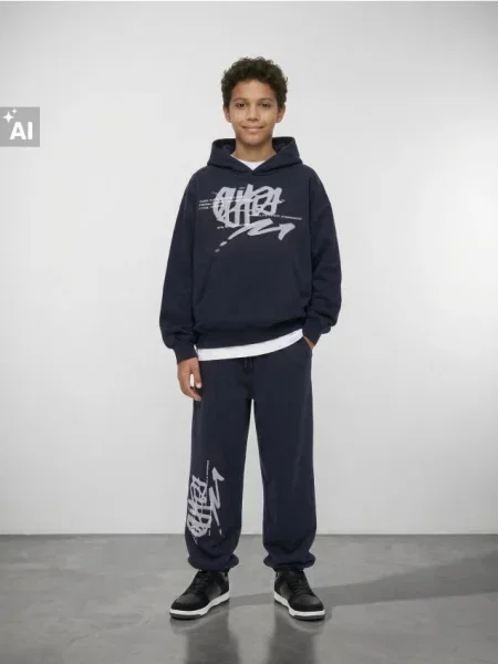 Sinsay Oversize jogger tepláky šedá