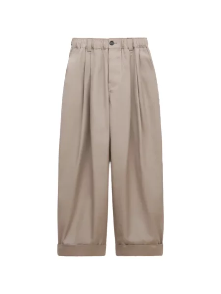 Pantaloni Marni din canvas gri