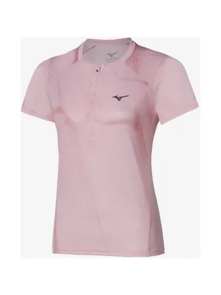 Koszulka Mizuno Trail Graphic pastelowa XS różowa