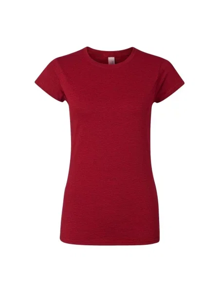 Koszulka Softstyle Heather czerwona
