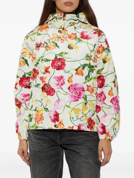 Geacă Kenzo cu model floral cu glugă cu imagine