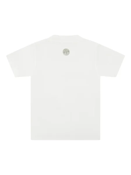 Koszulka dziecięca Stone Island biała