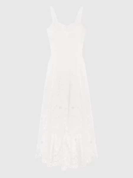 Асиметрична сукня Caspian Charo Ruiz біла