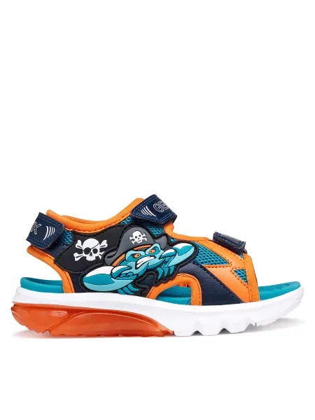 Sandály Geox J Sandal Ciberdron B M Tmavomodrá