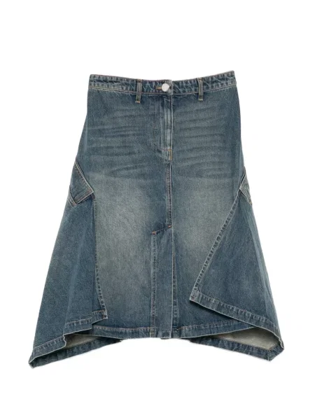 Spódnica jeansowa Brandon Maxwell niebieska