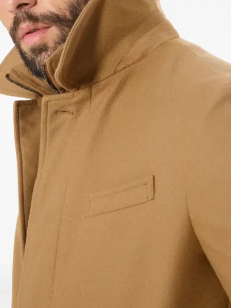 Palton Norwegian Wool de lână maro