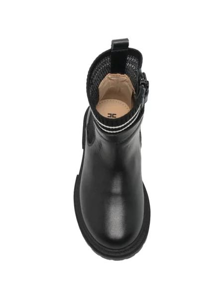 Buty do kostki dziecięce Elisabetta Franchi czarne