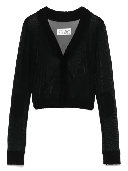 Top Mm6 Maison Margiela plasă negru