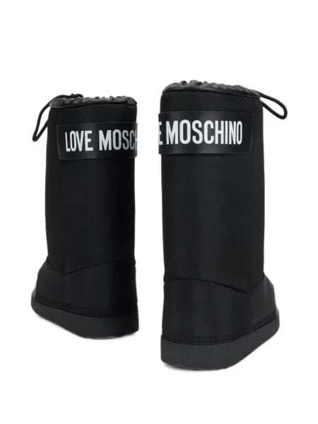 Botine Love Moschino cu imagine negru