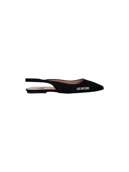 Balerinki Love Moschino czarne