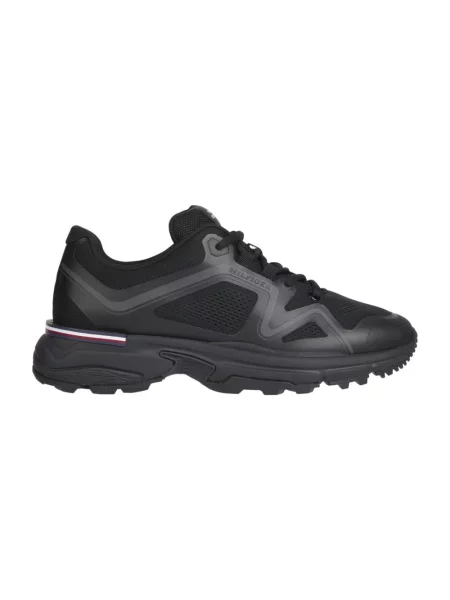 Dzianinowe sneakersy Tommy Hilfiger czarne