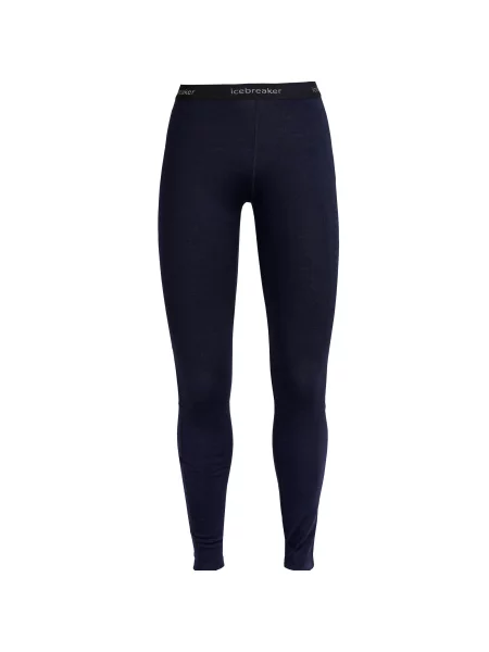Technical Baselayer Bottoms Icebreaker Merino Tech Leggings czarne