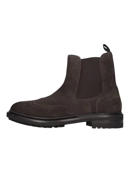 Buty do kostki Sturlini zamszowe brązowe