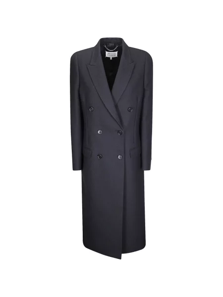 Palton Maison Margiela cu două rânduri de nasturi negru