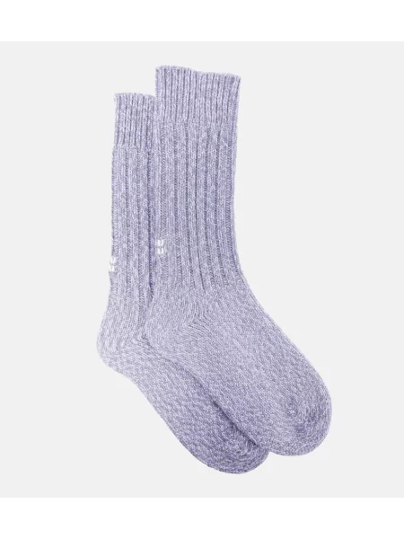 Șosete Miu Miu de lână violet